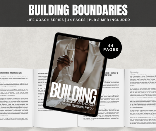 Building Boundaries | The Personal Development Plan Vol 1 with MRR