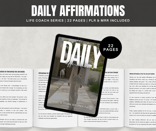 Daily Affirmations | The Personal Development Plan Vol 1 with MRR