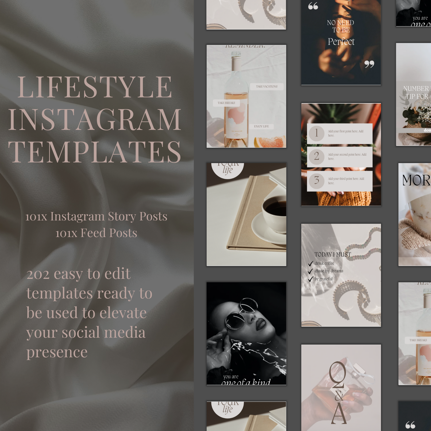 Lifetsyle instagram Templates