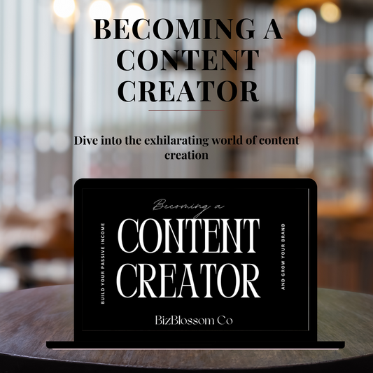 Becoming a Content Creator