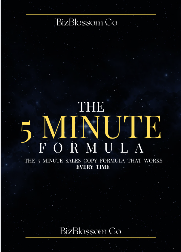 The 5 minute Formula