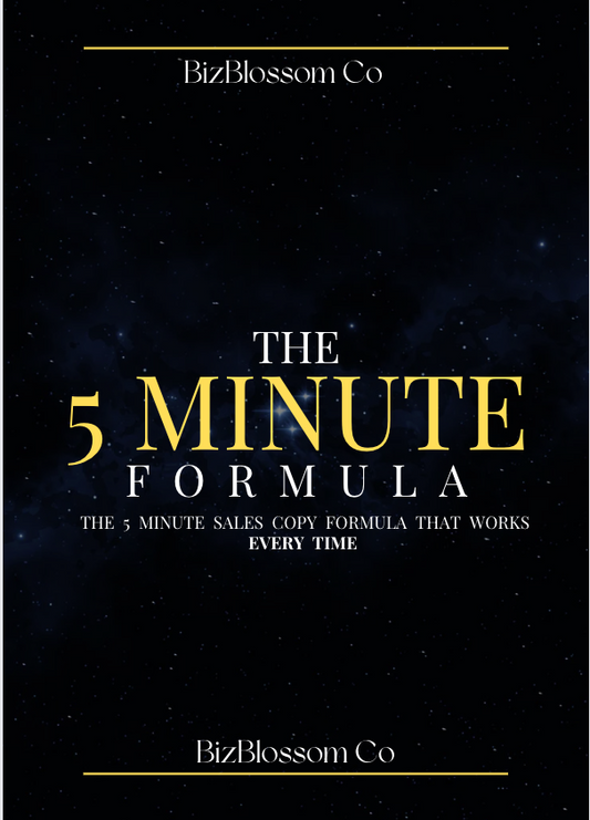 The 5 minute Formula